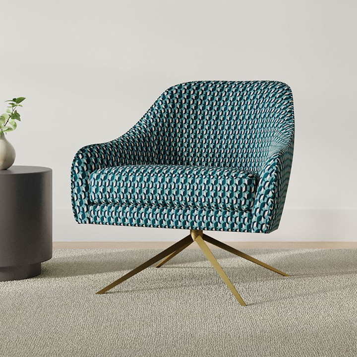 Teal accent chair. Teal accent chair.