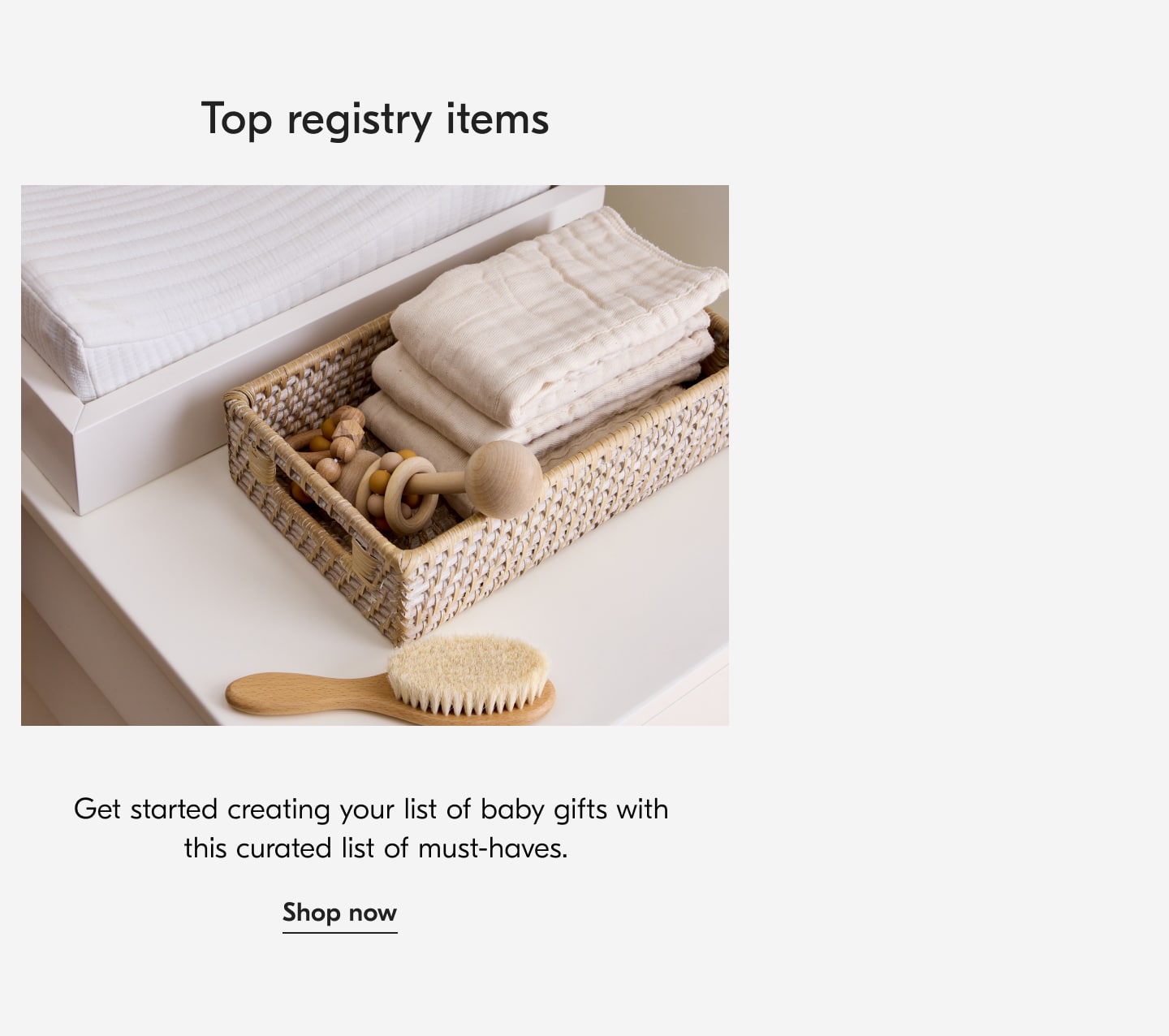 Baby Registry west elm