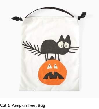 Cat & Pumpkins Treat Bag