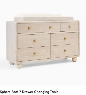 7-Drawer Changing Table