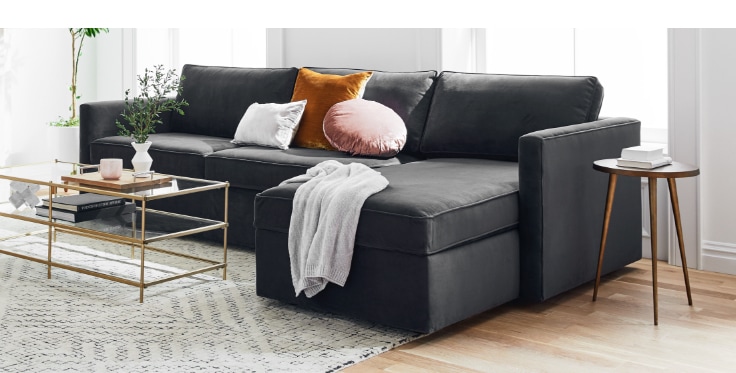 West elm on sale harris sectional