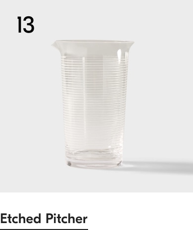 Etched Pitcher