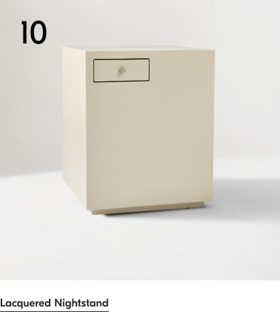 Lacquered Nightstand