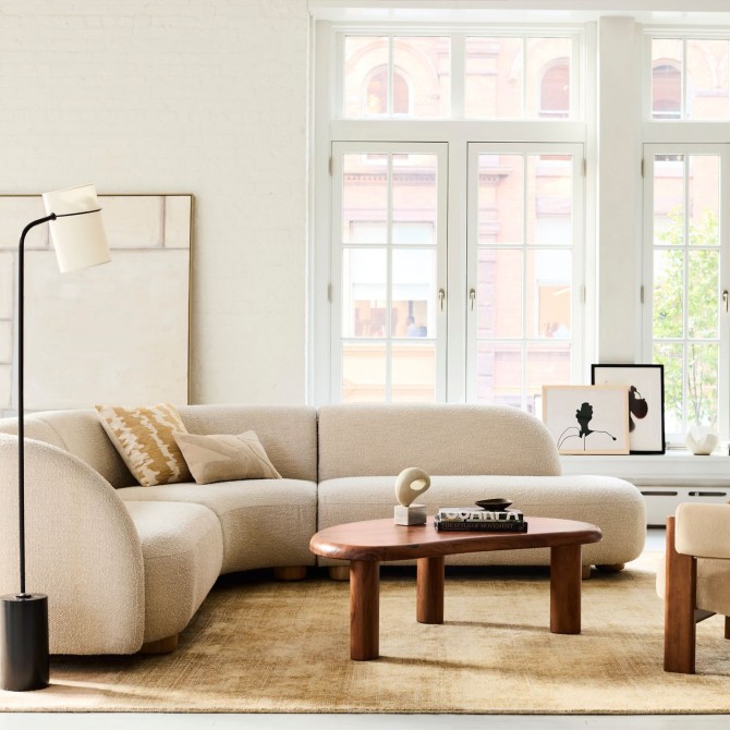 West elm pink sofa sales
