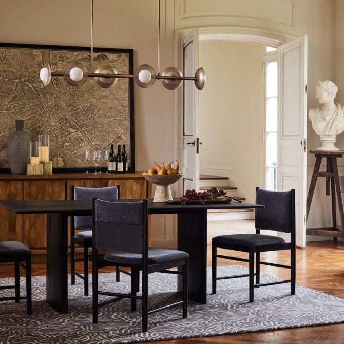 West elm black dining chairs hotsell