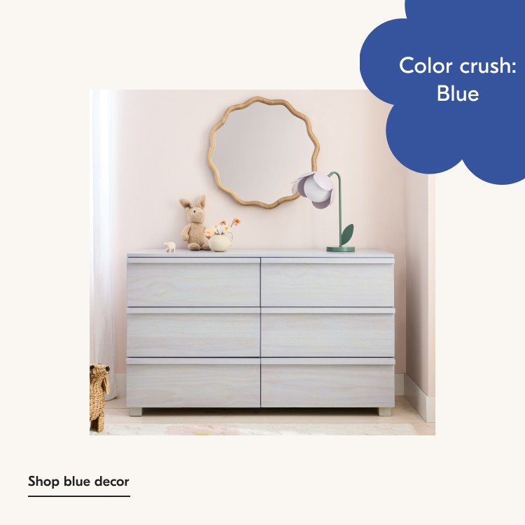 Shop blue decor