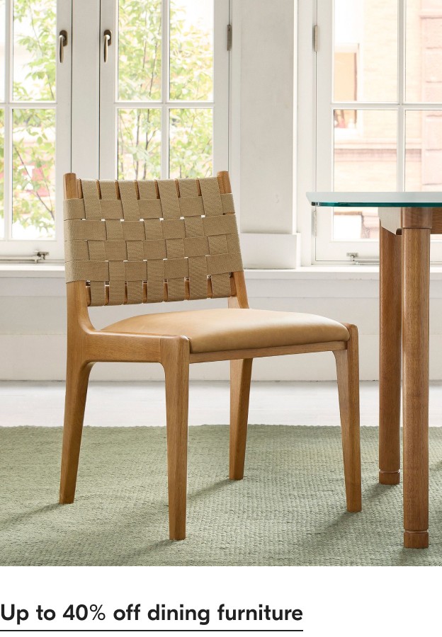 Up To 40% Off Dining Furniture