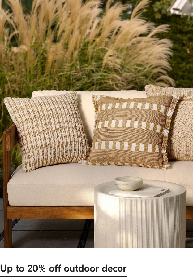 Up To 20% Off Outdoor Décor