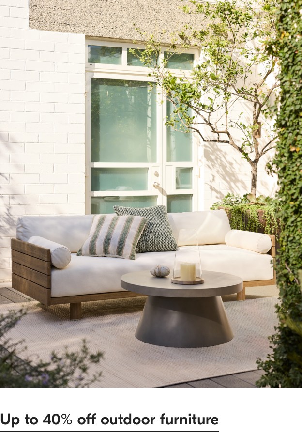Up To 40% Off Outdoor Furniture