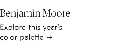 Benjamin Moore + west elm