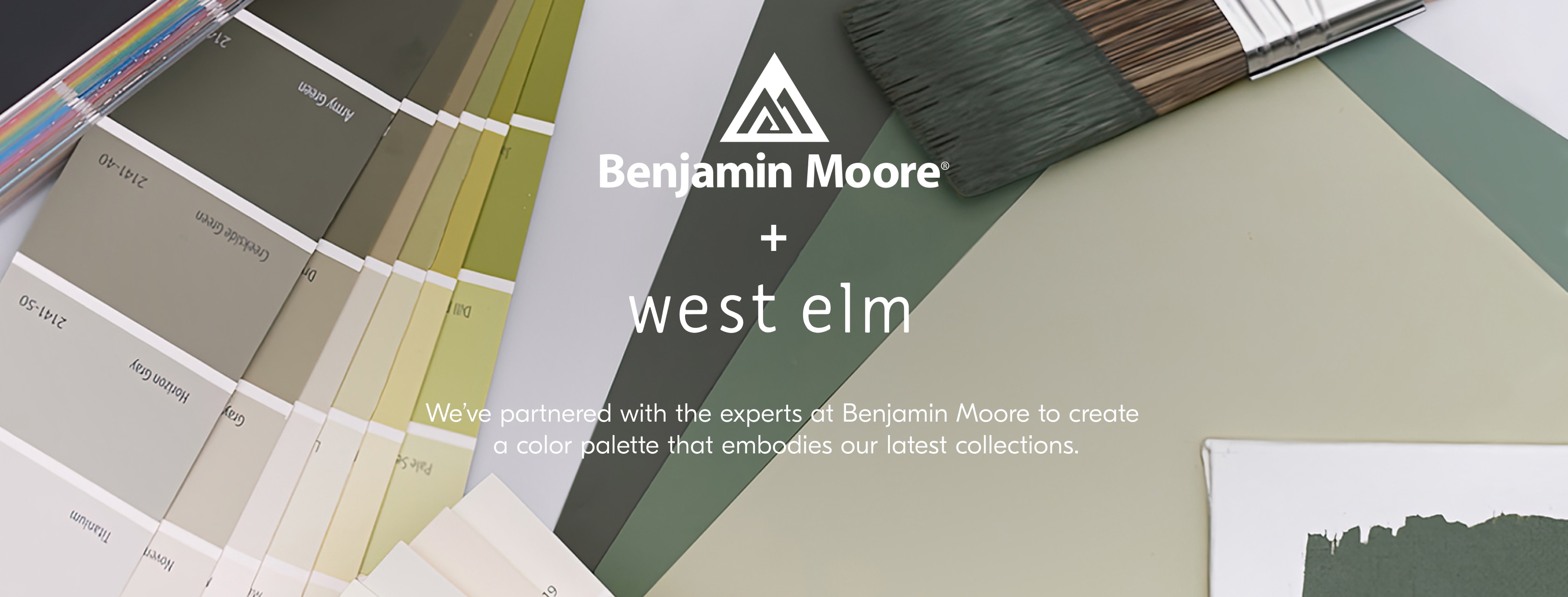 Benjamin Moore + west elm