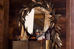 Faux Potted Ficus Tree