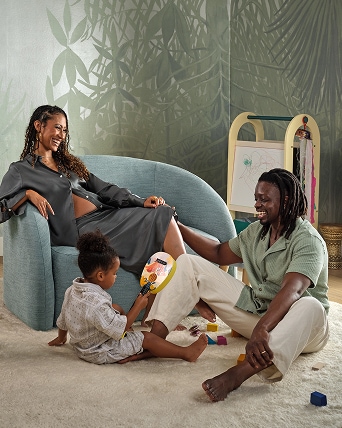 Glam room to playroom