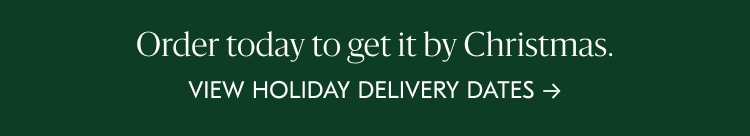 Order today to get it by Christmas.