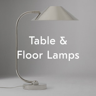 table & floor lamps
