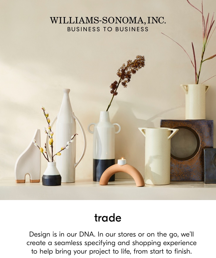 Design Trade Program Visit west elm at www.westelm.co.uk and pottery barn kids at www.potterybarnkids.co.uk.