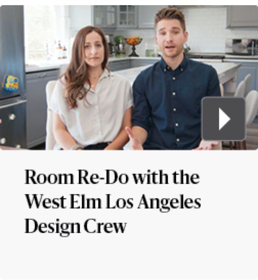 Room re-do with the west elm Los Angeles Design Crew