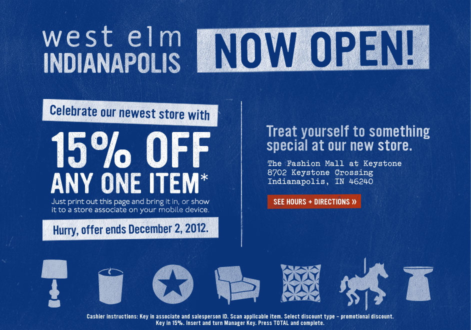 INDIANAPOLIS NOW OPEN