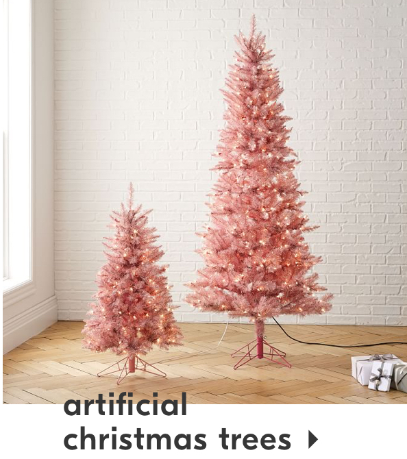 artificial christmas trees