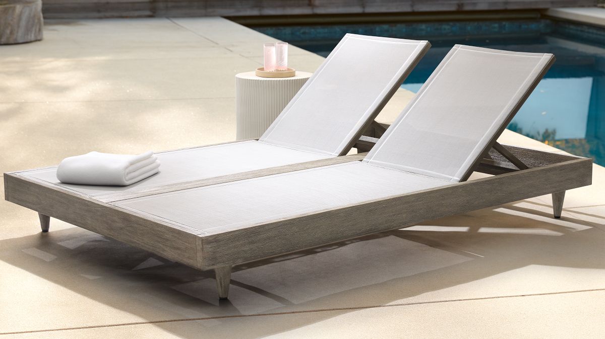 Double lounger best sale