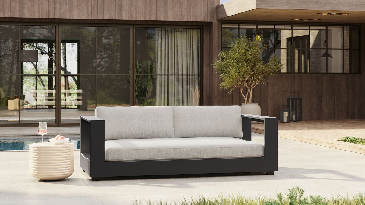 Telluride Aluminum Outdoor Sofa (83)