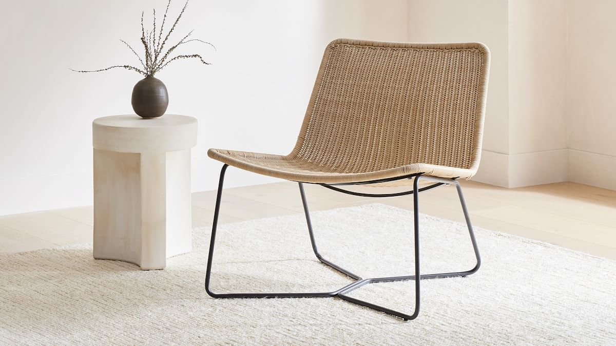 West elm slope hotsell lounge chair review
