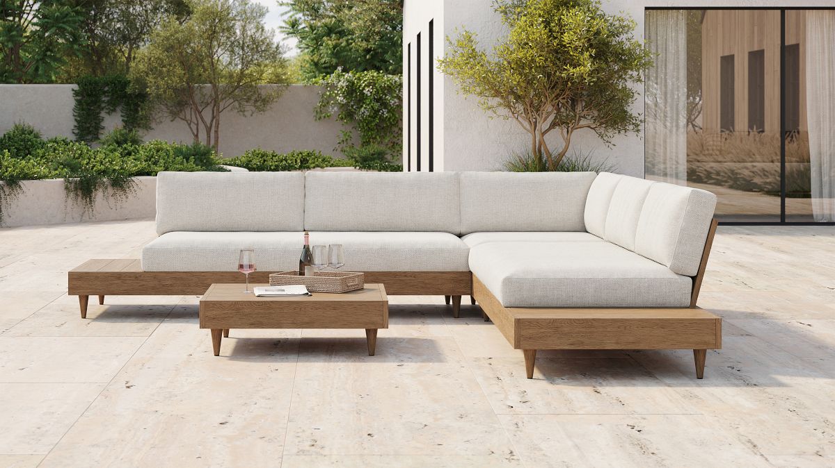 Portside low store outdoor sectional