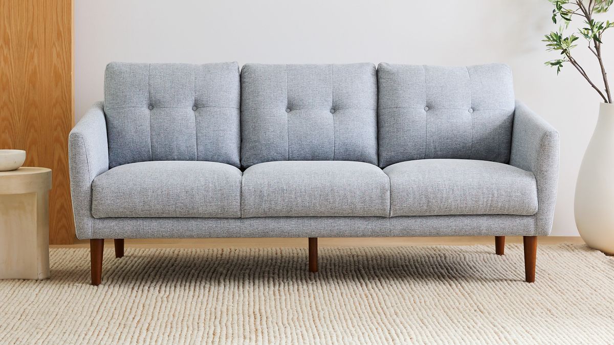 West elm gray deals couch