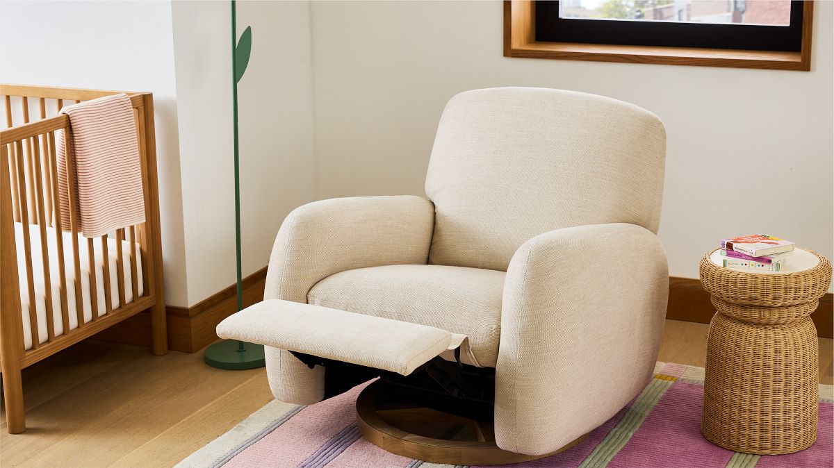 Elora fabric pushback recliner sale