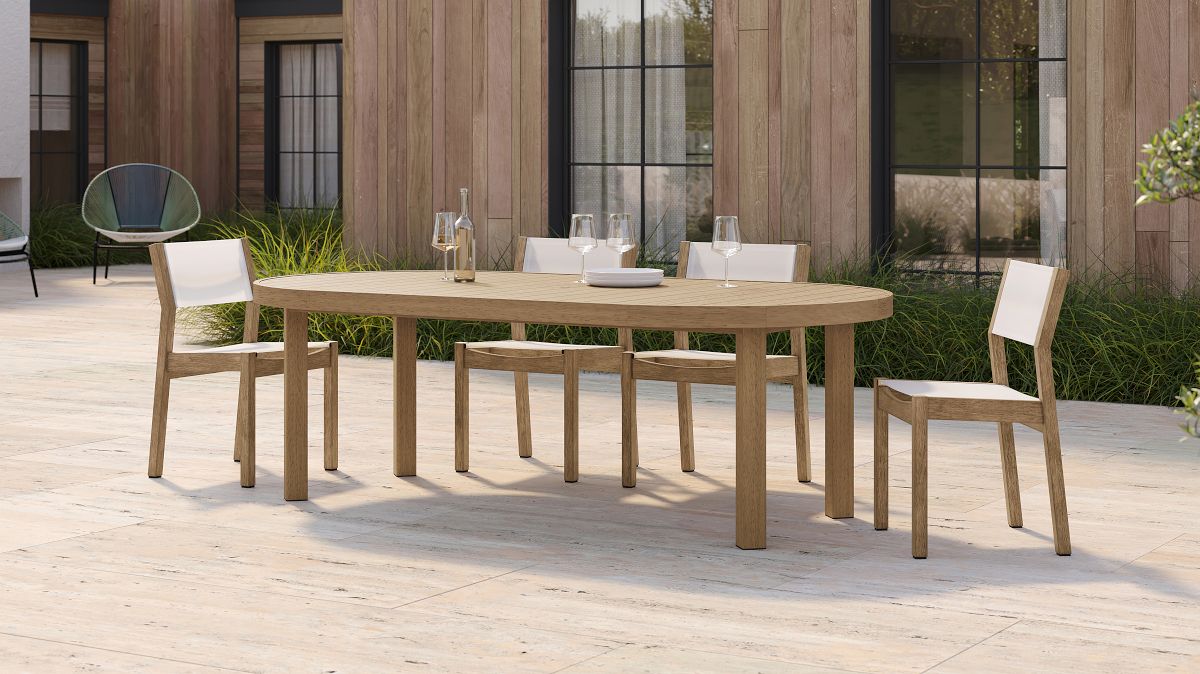 Round extendable garden table shop