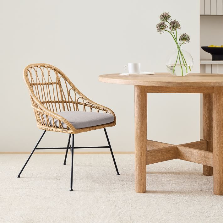 West elm rattan chair outlet