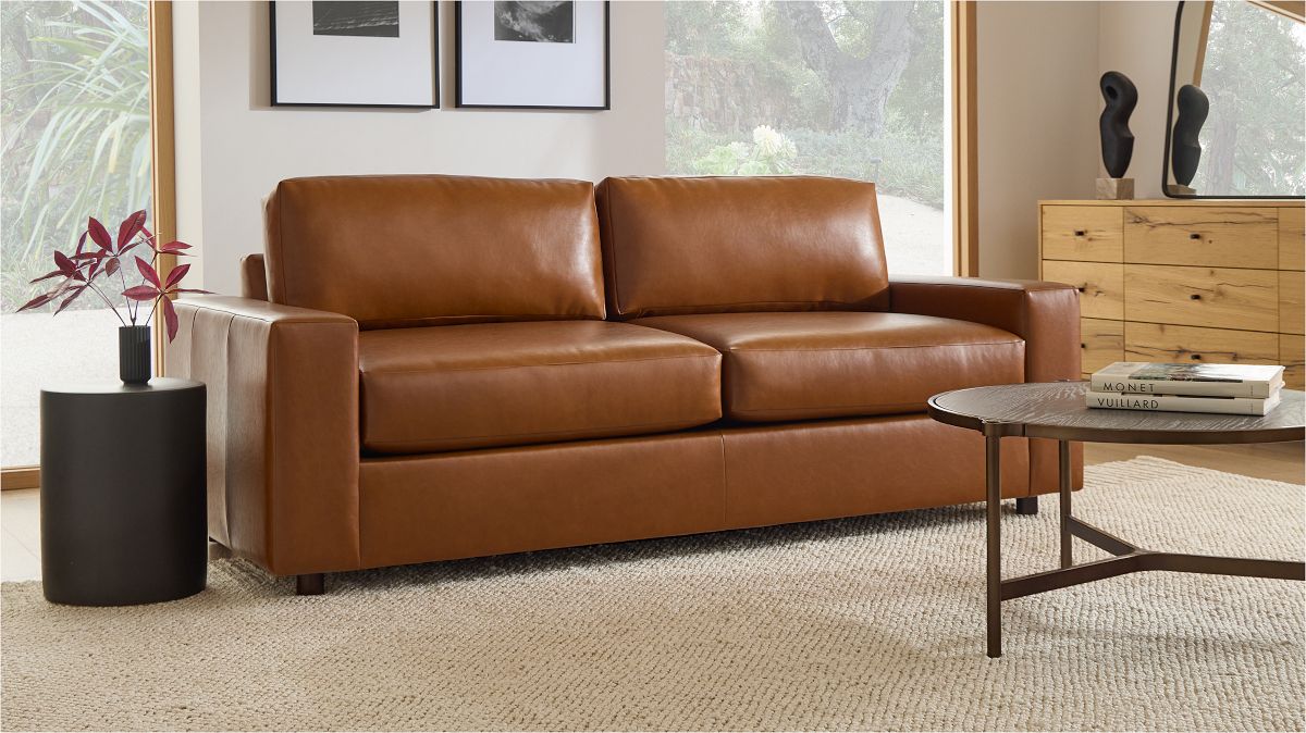 Urban Leather Sleeper Sofa 84 West Elm