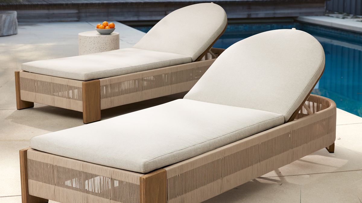 Porto Outdoor Chaise Lounge West Elm