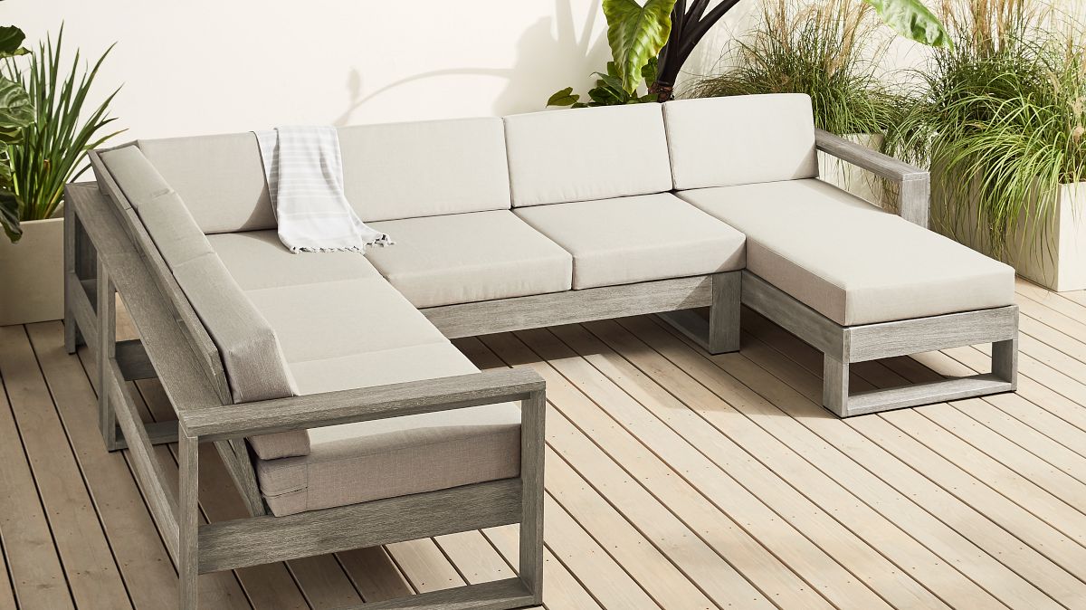Build Your Own Portside Outdoor Sectional West Elm