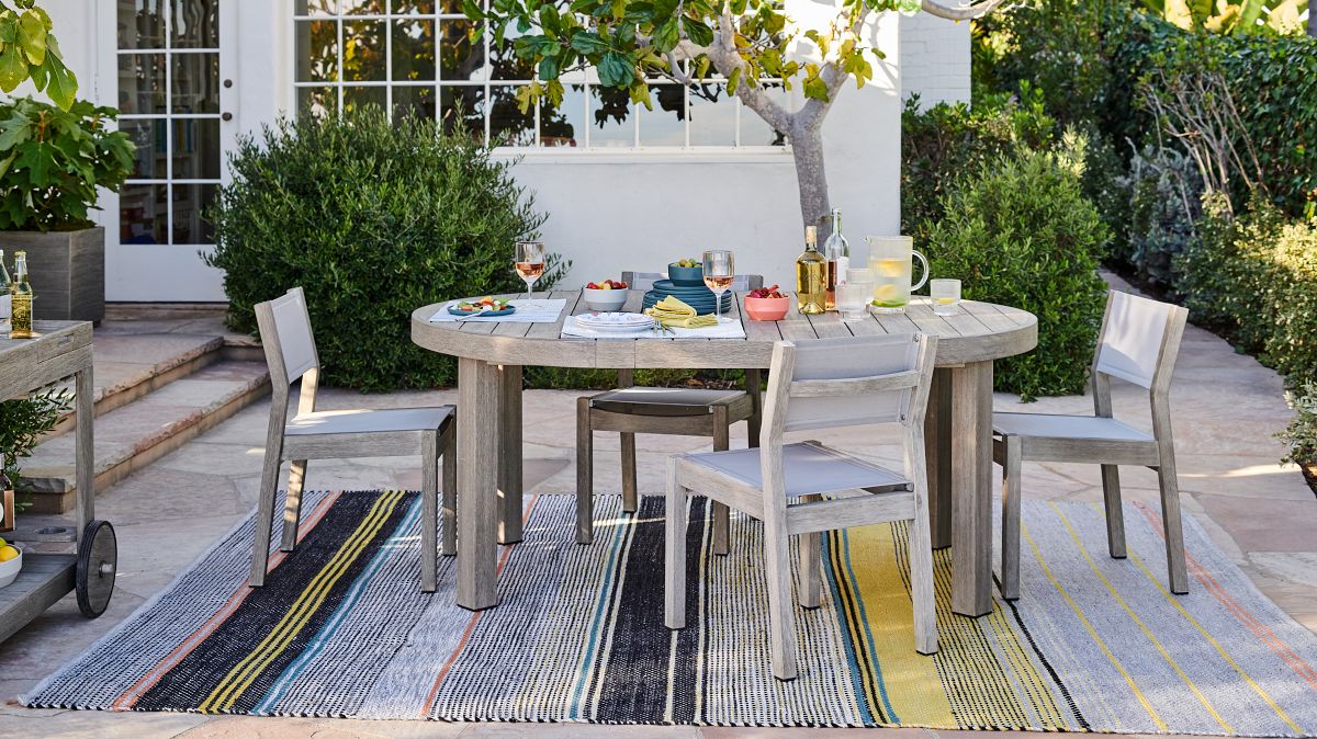 West elm patio dining table clearance