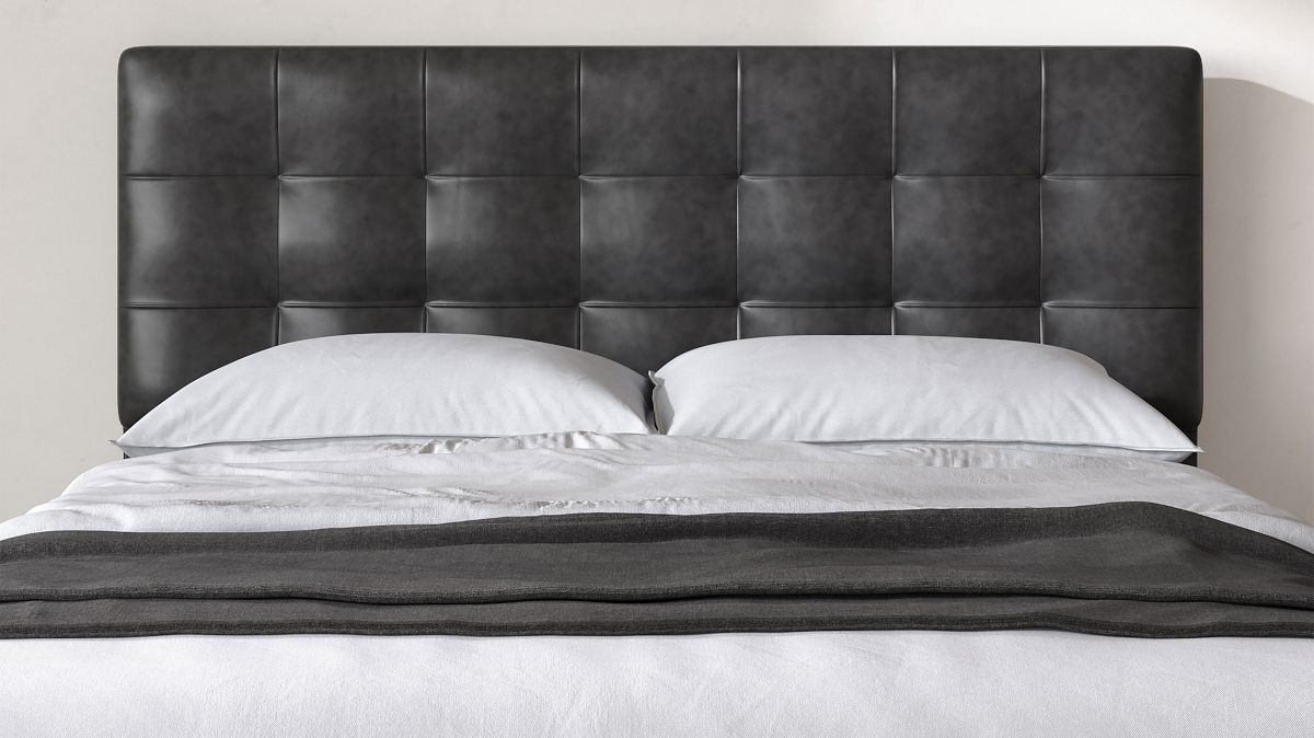 Leather padded headboard hotsell