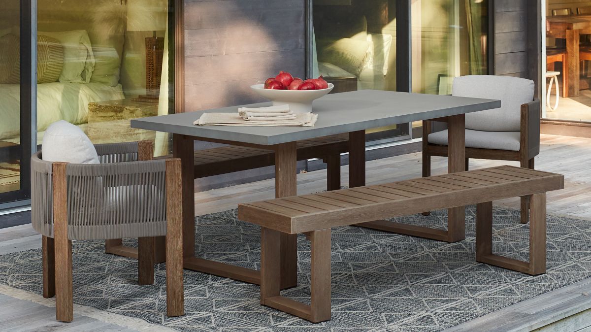 Porto outdoor dining chair top