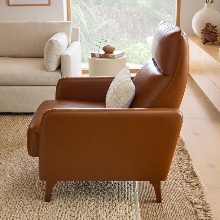 Auburn Leather Recliner West Elm