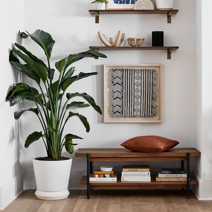 West elm slatted coffee table discount