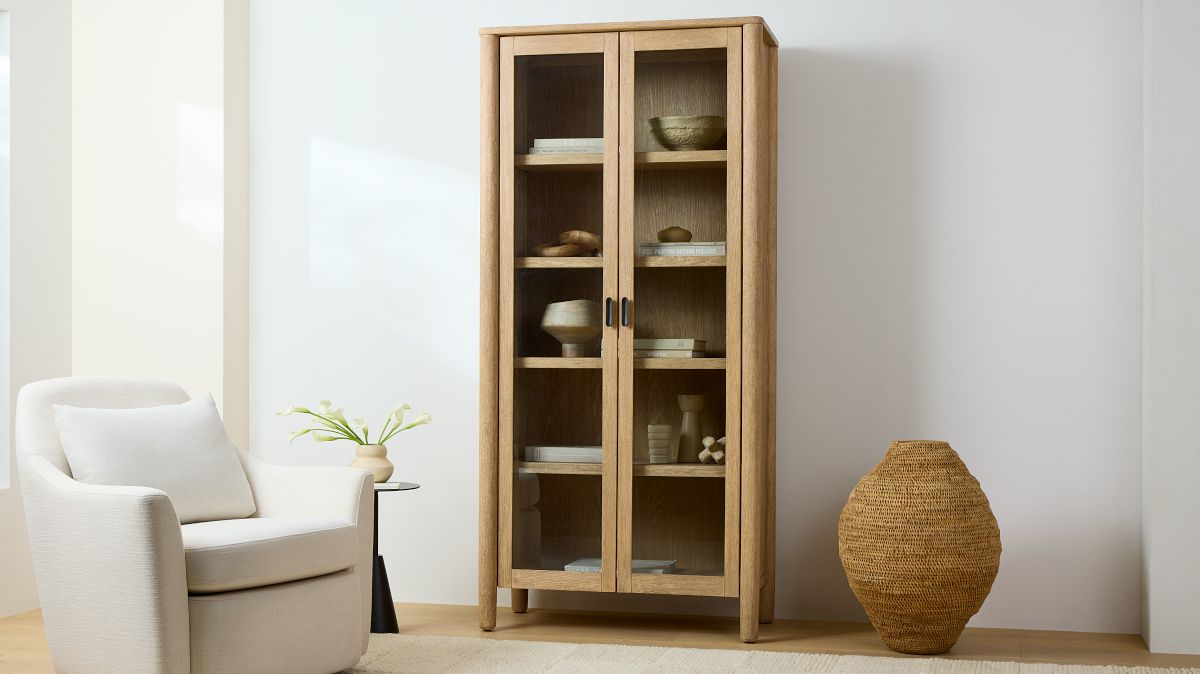 West elm display cabinet discount