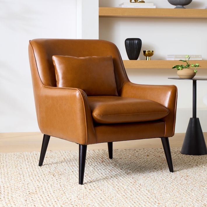 Vegan leather armchair discount