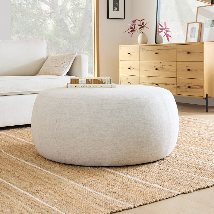 Large round seating ottoman discount