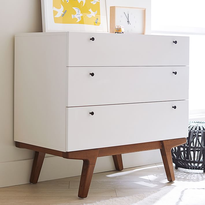 Modern 3 Drawer Kids Dresser 36 West Elm