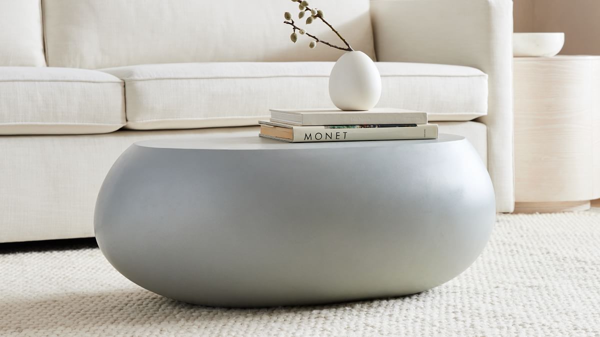 Pebble Coffee Table Indoor Outdoor Elegance West Elm