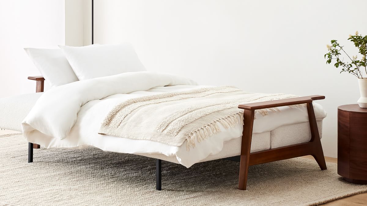 Jannick Full Futon Sleeper 85 West Elm