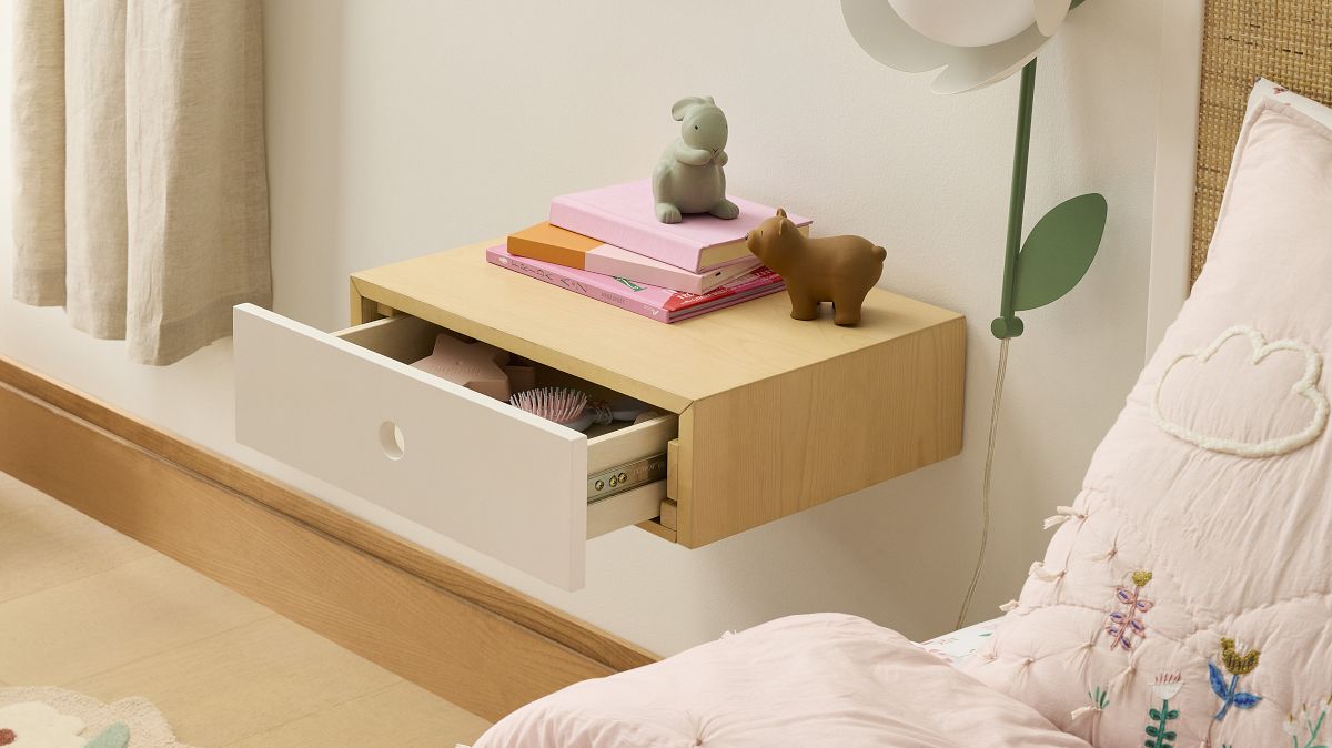Pottery barn floating nightstand discount