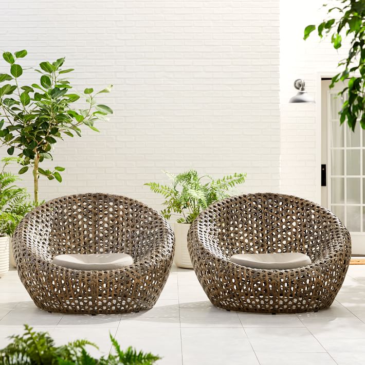 Montauk wicker hanging basket chair hotsell
