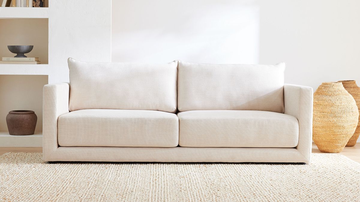 West elm ウエストエルム スエード調ソファ☆1人掛け West elm ウエストエルム スエード調ソファ☆1人掛け