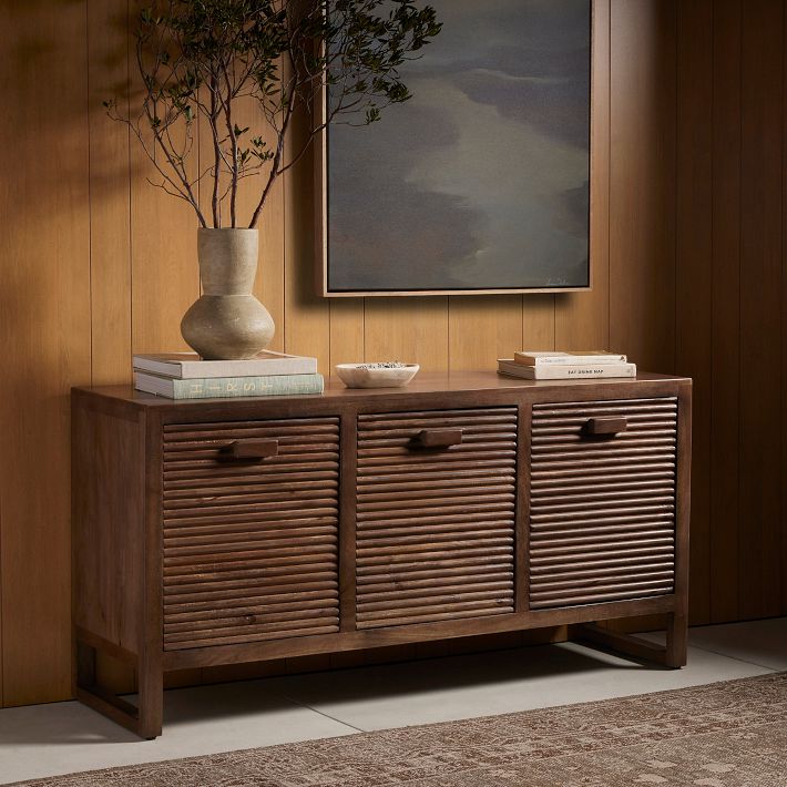 アメリカ　westelmテレビボード Slatted Media Console (67