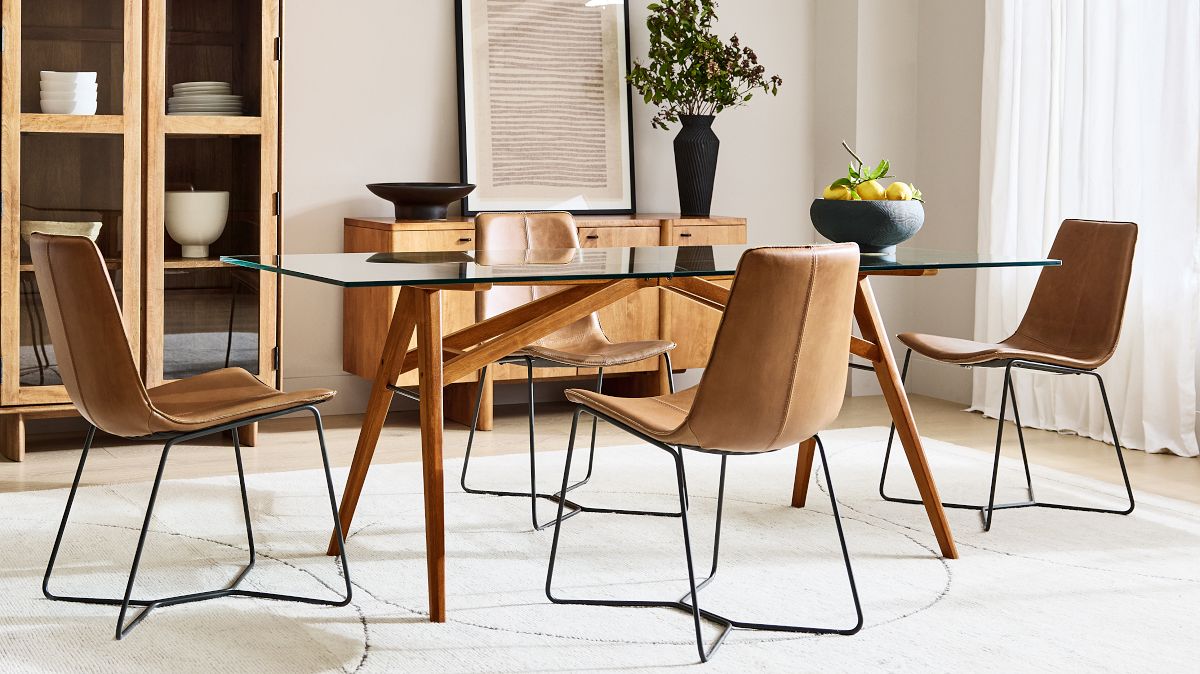 【Lrose】WTW　APERTO DINING TABLE 1600 Modrest Truman - Mid-Century Modern Walnut Extendable Dining
